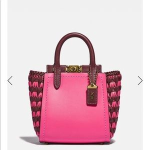 Coach Troupe Tote 16 With Weaving